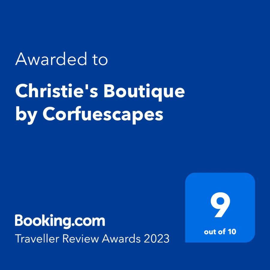 Christie'S Boutique By Corfuescapes Apartment Alepou Exterior photo